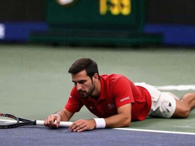 Djokovic battles heat, vomits and ankle injury at Shanghai Masters
